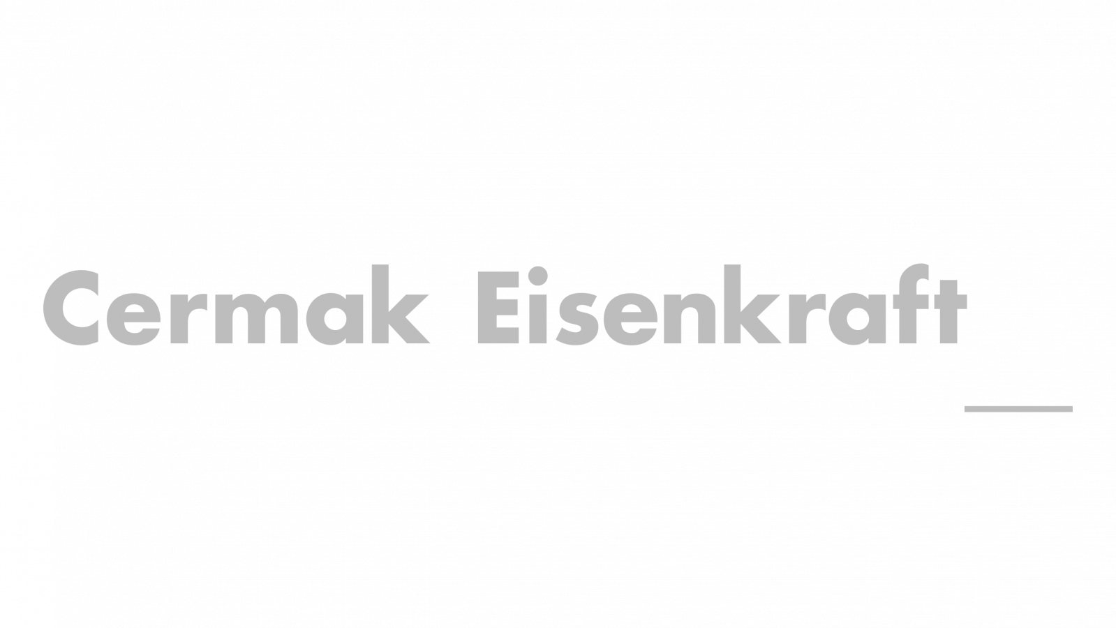 Cermak Eisenkraft